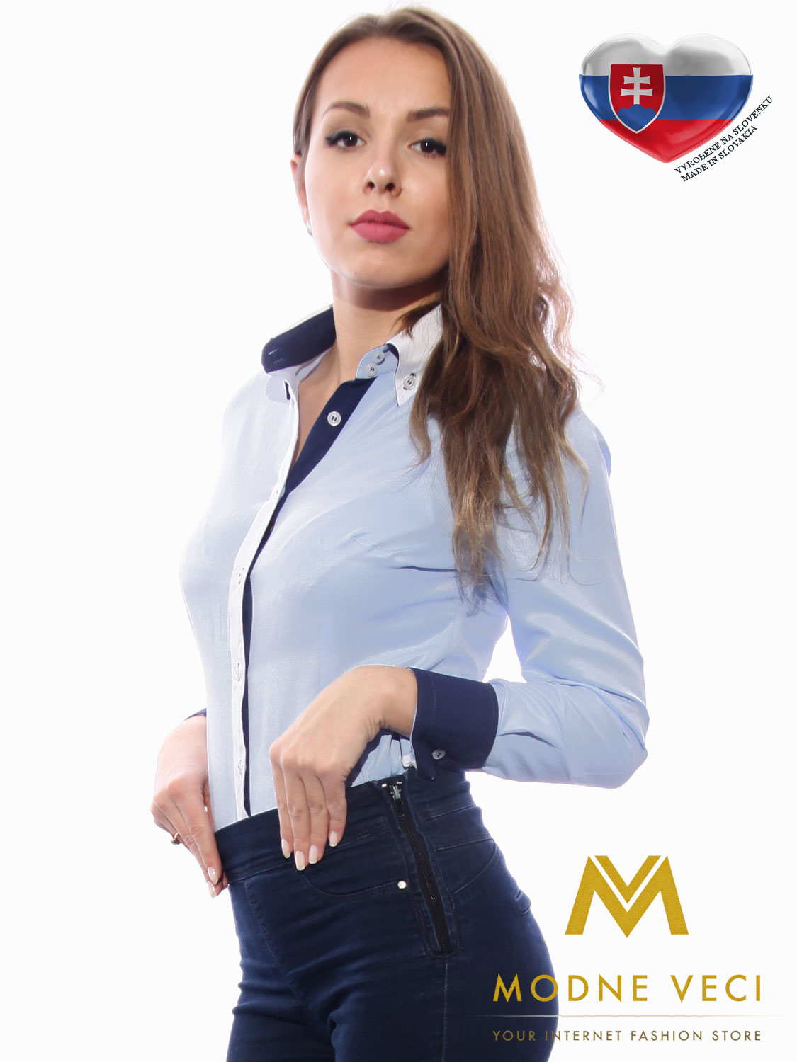 luxusné dámske slim fit košela na velke prsia luxusné dámske slim fit košela na velke prsia