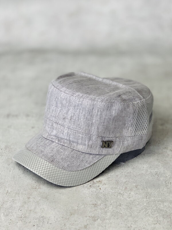 Pánska šiltovka 9-28 v svetlo sivej farbe
