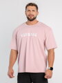 Pánske ružové oversize tričko VERSABE 