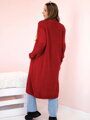 Dlhý červený sveter 2019-2