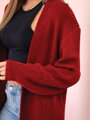 Dlhý červený sveter 2019-2