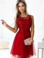 Spoločenské šaty CATHERINA 522-3 červené