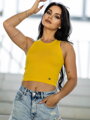 Letný dámsky VSB LOLLY croptop dark-yellow