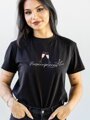 Štýlové dámske VSB PROSECCO PRINCESS tričko čierne