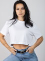 Dámsky basic biely croptop VSB LILLY 