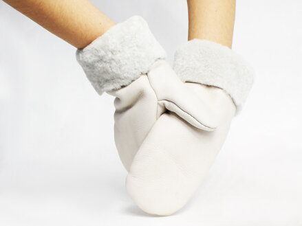 Dámske rukavice kožené  - JEDNOPALCOVÉ