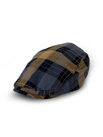 Pánska karovaná bekovka žlto-modrá