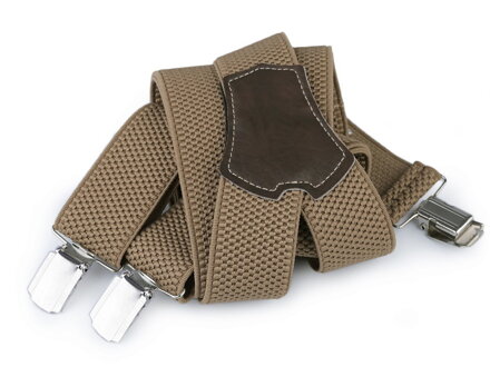 Traky šírka 3,5 cm dĺžka 120 cm  650265 béžové