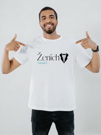 Tričko pre ženícha VSB s menom