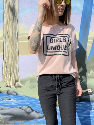 Dámske tričko MFY GIRLS UNIQUE ružové 