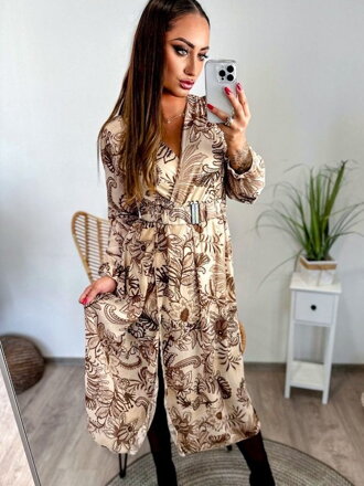 Dámske šaty so zaujímavym vzorom 