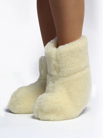 Úžasné papuče z ovčej vlny teplučké model 25