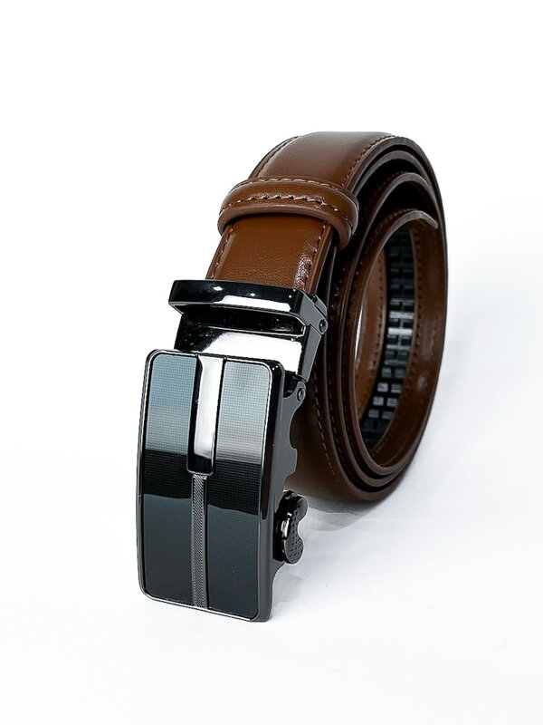 Kožený pánsky opasok hnedý PA4-24-05