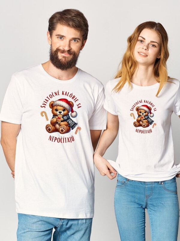 Originálne tričká pre páry VSB s Vianočným motívom 